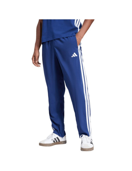 Spodnie męskie adidas essentials 3-stripes stanford open hem niebieskie je6400