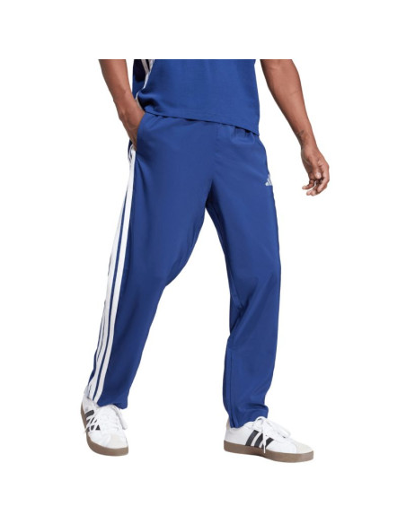 Spodnie męskie adidas essentials 3-stripes stanford open hem niebieskie je6400