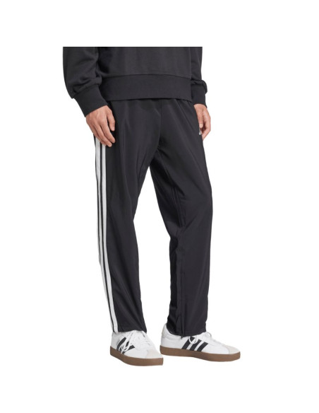 Spodnie męskie adidas essentials 3-stripes stanford open hem czarne jc8491