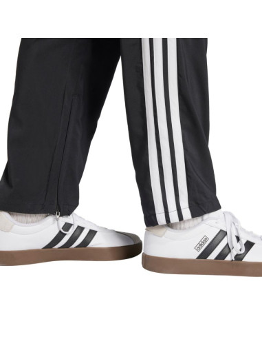 Spodnie męskie adidas essentials 3-stripes stanford open hem czarne jc8491