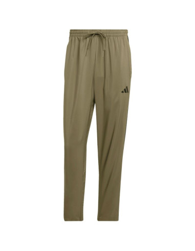 Spodnie męskie adidas essentials 3-stripes stanford open hem oliwkowe je6401