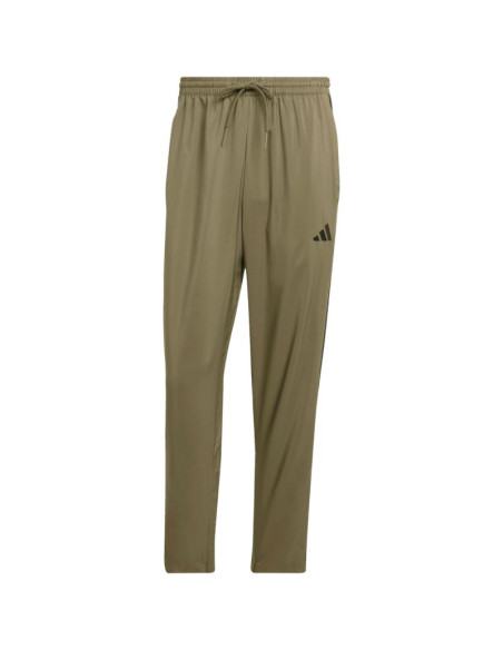 Spodnie męskie adidas essentials 3-stripes stanford open hem oliwkowe je6401