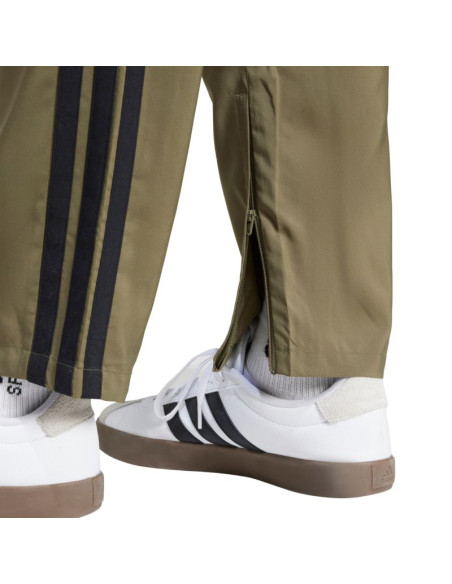 Spodnie męskie adidas essentials 3-stripes stanford open hem oliwkowe je6401