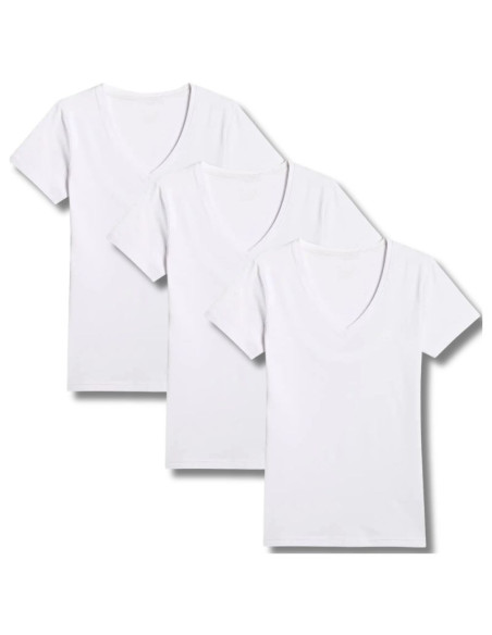 T-shirt damski (zestaw koszulek 3 szt.) 4f 4fwmm00ttshf3307-10s-10s-10s