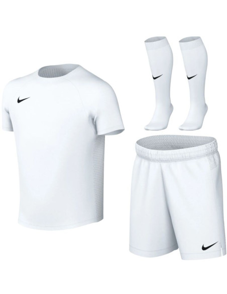 Komplet sportowy dla dzieci nike dri-fit park viii biały hv8260 100
