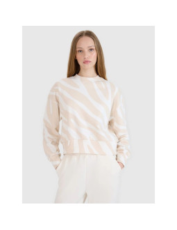 Damska bluza dresowa nierozpinana bez kaptura 4f 4fwss25tswsf1579-11a