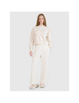 Damska bluza dresowa nierozpinana bez kaptura 4f 4fwss25tswsf1579-11a 2