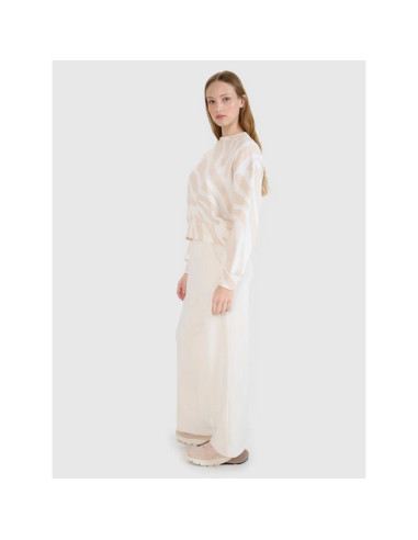 Damska bluza dresowa nierozpinana bez kaptura 4f 4fwss25tswsf1579-11a