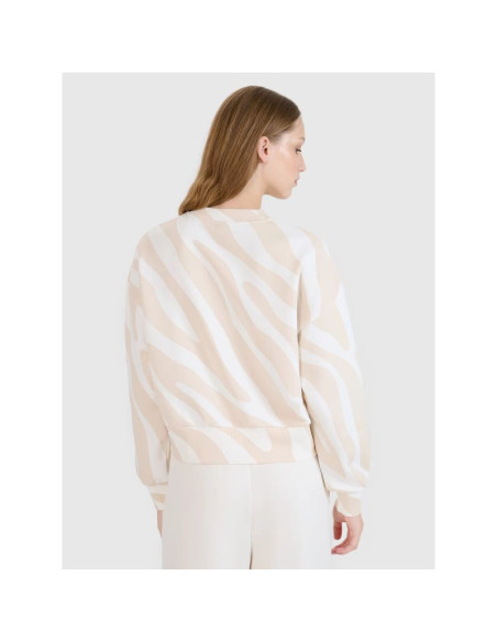 Damska bluza dresowa nierozpinana bez kaptura 4f 4fwss25tswsf1579-11a