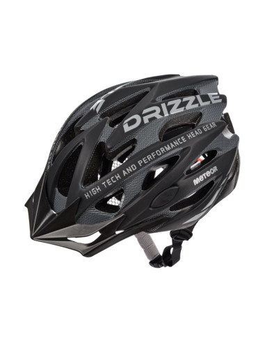 Kask rowerowy meteor mv29 drizzle l 58-61 cm czarno-ciemnoszary 24712