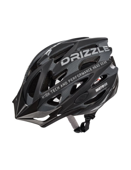 Kask rowerowy meteor mv29 drizzle l 58-61 cm czarno-ciemnoszary 24712
