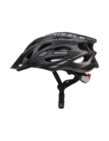 Kask rowerowy meteor mv29 drizzle l 58-61 cm czarno-ciemnoszary 24712