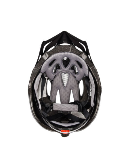 Kask rowerowy meteor mv29 drizzle l 58-61 cm czarno-ciemnoszary 24712