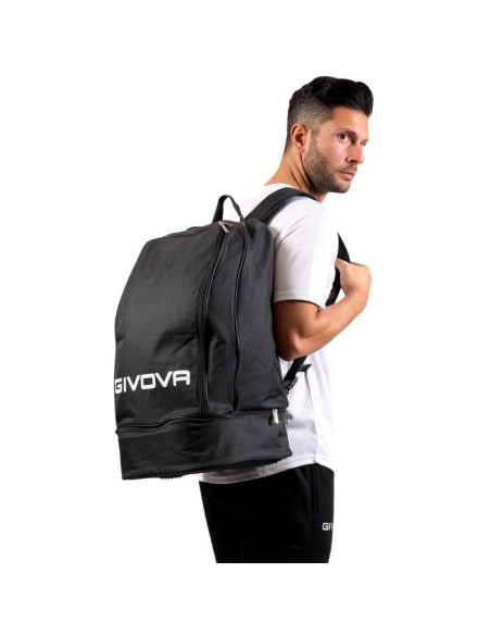 Plecak givova zaino z usztywnianym dnem czarny b007-0010-unica