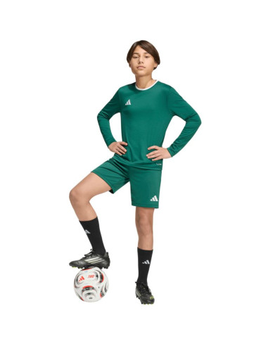 Koszulka dla dzieci adidas entrada 26 long sleeve jersey zielona kf5873