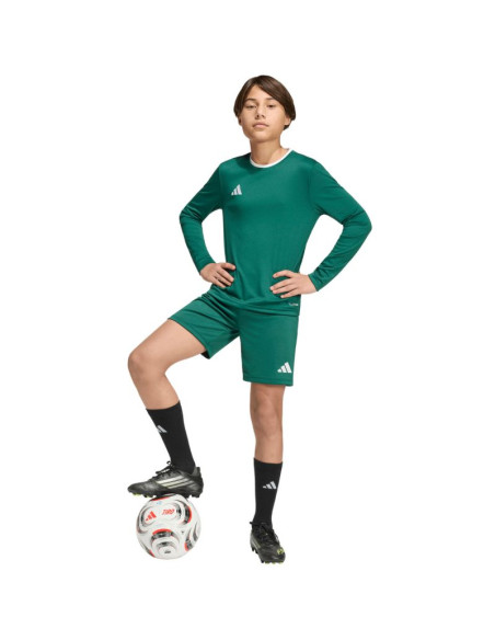 Koszulka dla dzieci adidas entrada 26 long sleeve jersey zielona kf5873