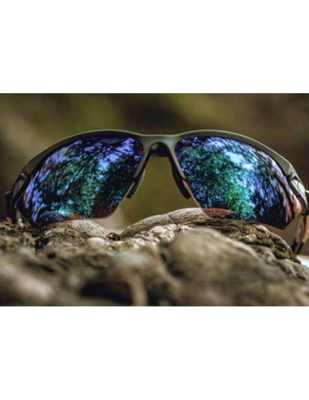 Okulary na rower alpina nylos hr czarne mat szkło czarne lustro cat.3