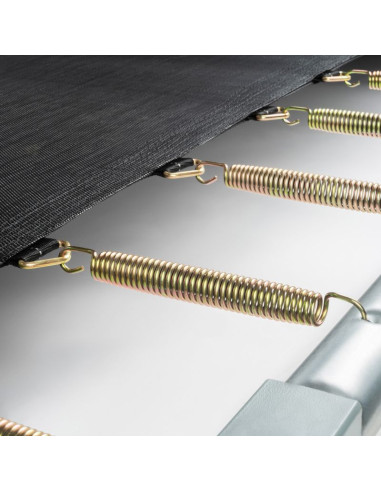 Virtufit trampolina ogrodowa do wkopania 213 x 305 cm z siatką