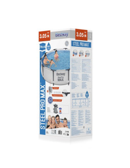 Basen 56408 steel pro max 10' x 30"/3.05m x 76cm pool set
