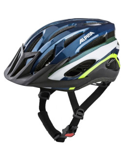 Kask rowerowy alpina mtb17 ciemno niebieski-neonowy 58-61