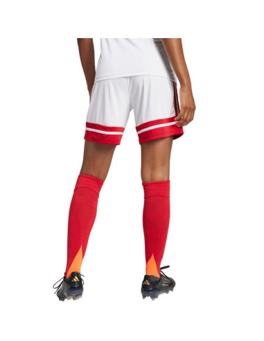 Spodenki damskie adidas squadra 25 biało-czerwone jj0020