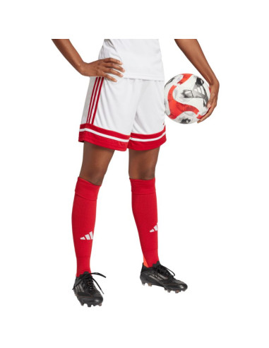 Spodenki damskie adidas squadra 25 biało-czerwone jj0020