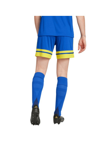 Spodenki damskie adidas squadra 25 niebiesko-żółte jn5408