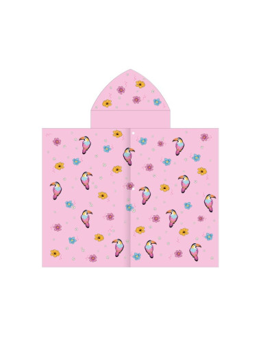 Ręcznik dla dzieci szybkoschnący z kapturem spokey tucan