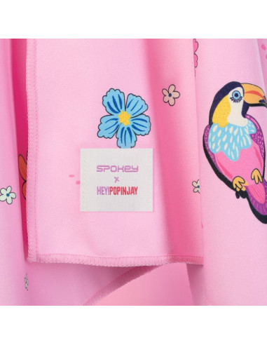 Ręcznik dla dzieci szybkoschnący z kapturem spokey tucan