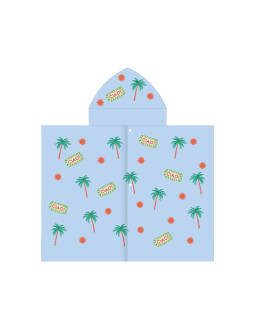 Ręcznik z kapturem pancho dla dzieci szybkoschnący spokey palms