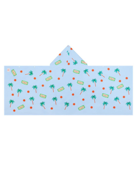 Ręcznik z kapturem pancho dla dzieci szybkoschnący spokey palms