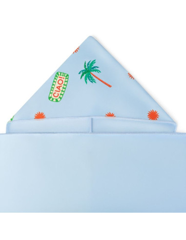 Ręcznik z kapturem pancho dla dzieci szybkoschnący spokey palms