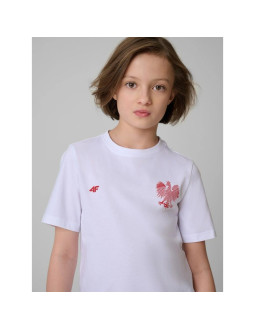 T-shirt kibica dziecięcy 4f 4fjsmm00ttshu2236-10s