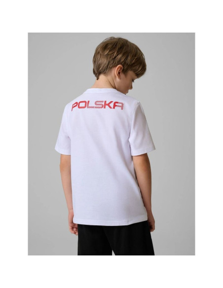 T-shirt kibica dziecięcy 4f 4fjsmm00ttshu2236-10s
