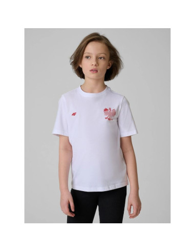 T-shirt kibica dziecięcy 4f 4fjsmm00ttshu2236-10s