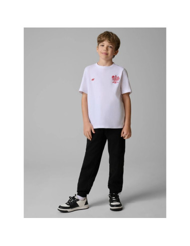 T-shirt kibica dziecięcy 4f 4fjsmm00ttshu2236-10s