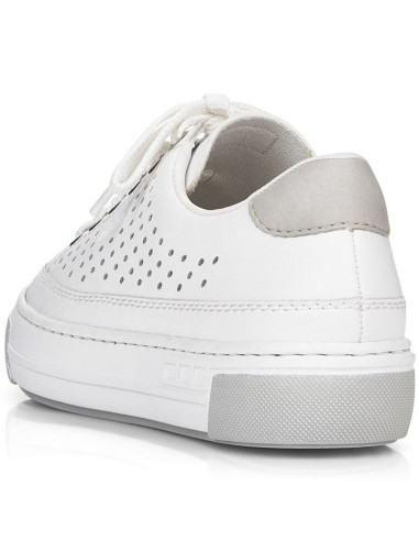 Skórzane buty ażurowe rieker w