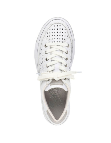 Skórzane buty ażurowe rieker w