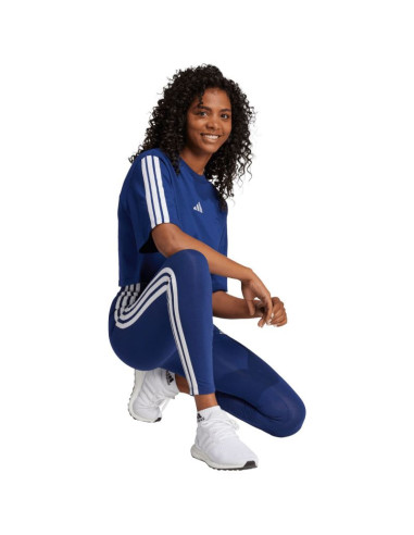 Legginsy damskie adidas essentials 3-stripes cotton ciemnoniebieskie je0067