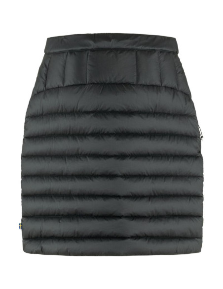 Spódnica trekkingowa damska fjällräven expedition pack down skirt black puchowa czarna (f86367-550)