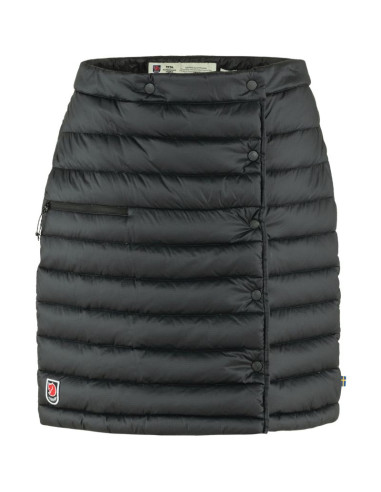 Spódnica trekkingowa damska fjällräven expedition pack down skirt black puchowa czarna (f86367-550)