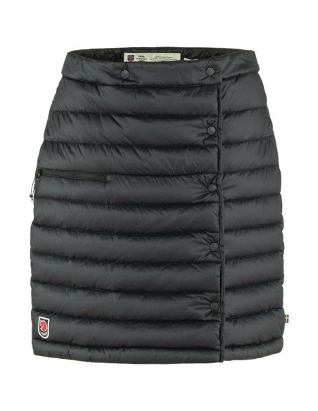Spódnica trekkingowa damska fjällräven expedition pack down skirt black puchowa czarna (f86367-550)