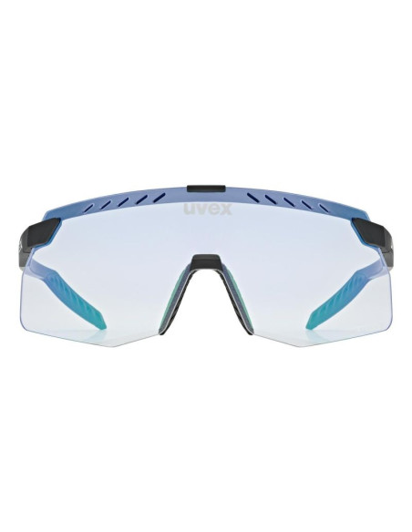 Okulary rowerowe uvex pace stage s v black matt/mirror blue