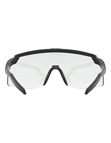Okulary rowerowe uvex pace stage s v black matt/mirror blue