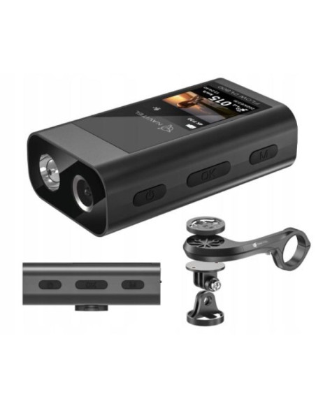 Navitel flow dl800 rejestrator jazdy rowerowy 4k hdr  gps lampa rowerowa 430lm