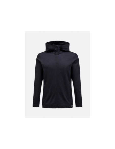 Bluza peak performance m rider tech zip hood czarny