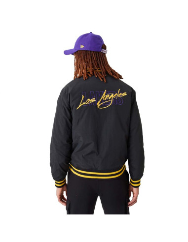 Kurtka bomberka new era nba los angeles lakers script bomber jacket - 60332205
