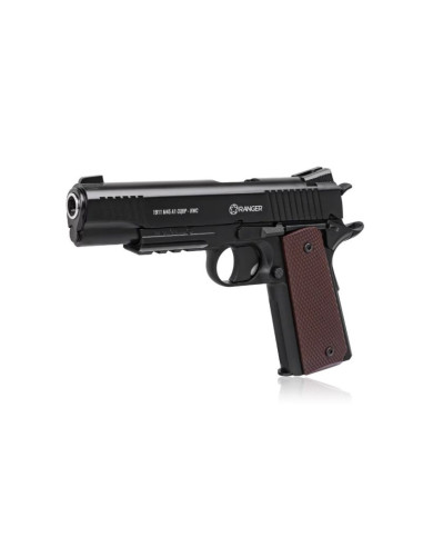 Pistolet wiatrówka ranger 1911 m45a1 cqbp k.4,5bbs 21-strz. metal slide kwc
