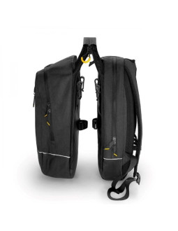 Wozinsky torba rowerowa podwójna plecak 2w1 30l czarna (wbb30bk) 2