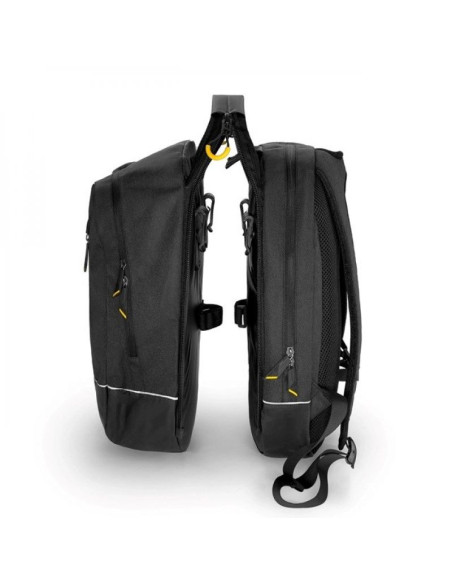 Wozinsky torba rowerowa podwójna plecak 2w1 30l czarna (wbb30bk)